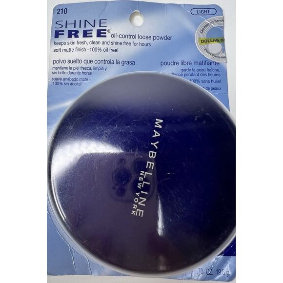 Maybelline Shine Free Oil-Control Loose Powder Light 240 100% Oil-Free SEALED - Picture 1 of 2